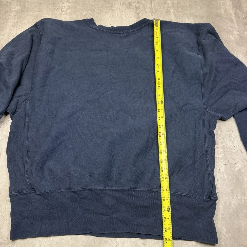 Vintage Michigan Wolverines Sweatshirt Mens XL Blue Champion Reverse Weave Crew